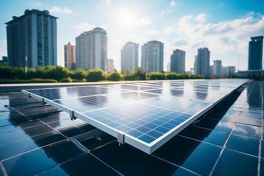 Commercial rooftop solar PV system