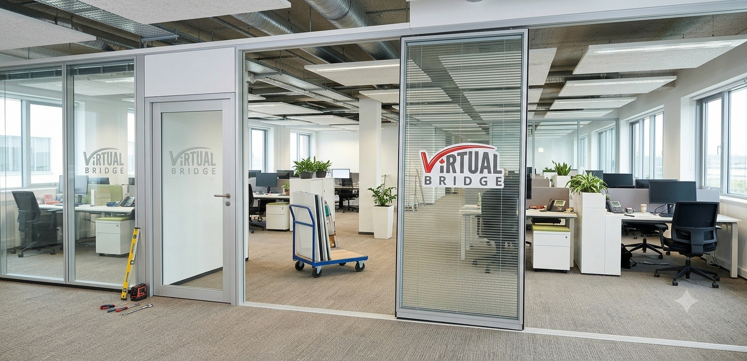 Kwik Wall demountable office partition system