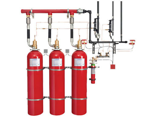Gaseous clean agent suppression system