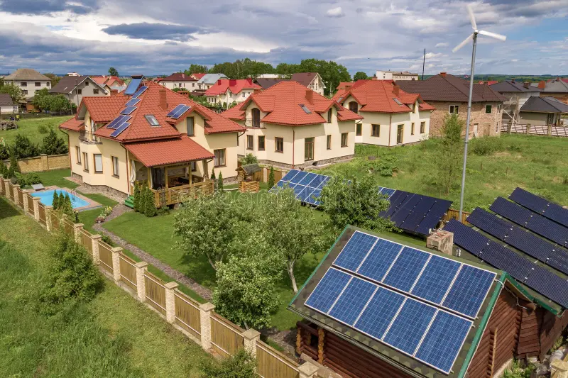 Residential rooftop solar PV system