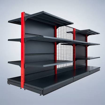 Wanzl retail shelving and checkout shop-fitting system