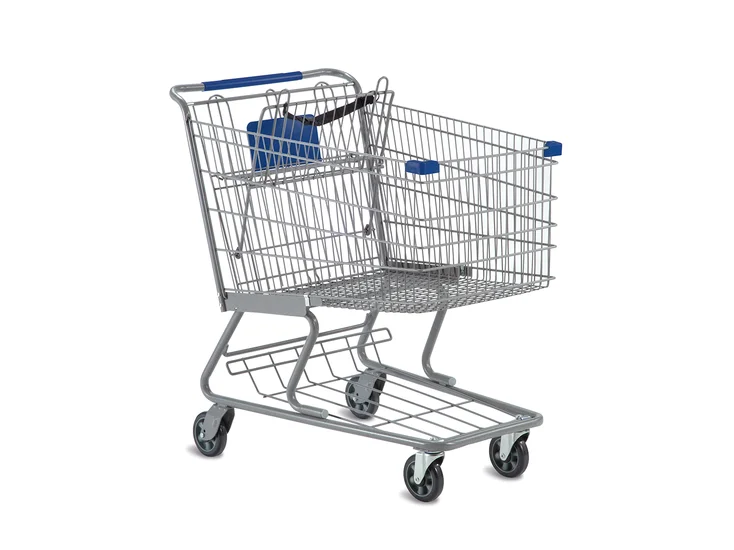 Wanzl shopping trolleys and cart management system
